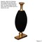 Vintage Gold and Black Fiberglass Tall Floor Vase - Enhances Home Decor with Farmhouse Charm-Perfect as a Statement Piece for Living Room Centerpiece, Entryway, Dining Room, and Hallway Decor